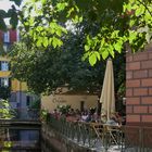 Lauschige Ecken für ein gutes Glas Wein im gemütlchen Biergarten 