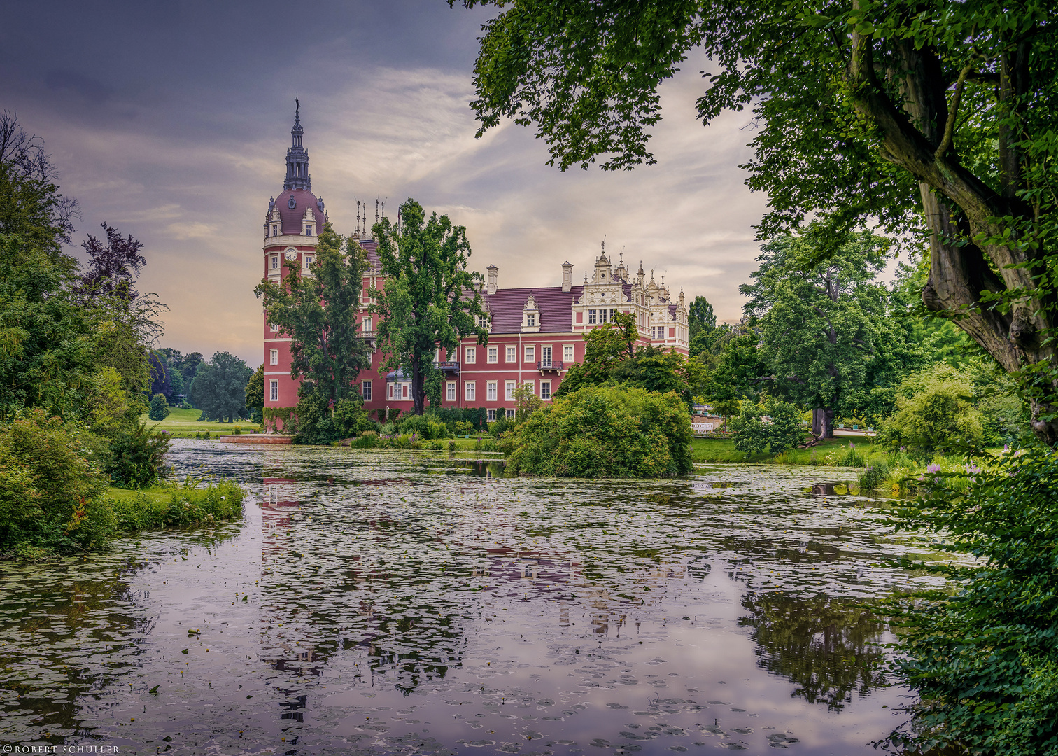  Lausitz: Fürst Pückler Schloss, Bad Muskau.