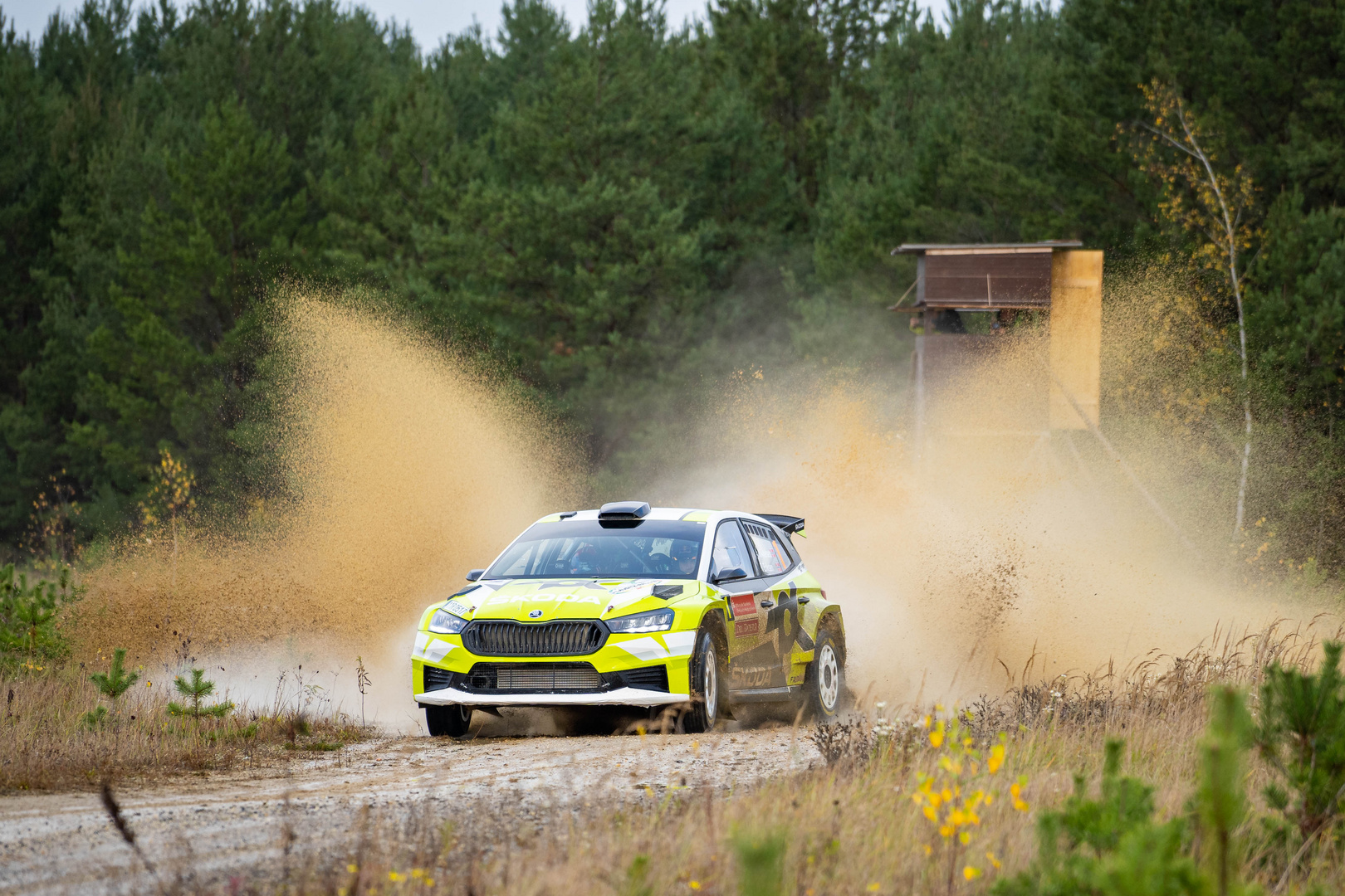 Lausitzrallye 2022 Toksport WRT Skoda Fabia RS Rallye2