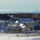 Lauta bei Marienberg mit Fichtelberg