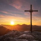 Lautenfelsen bei Sonnenuntergang