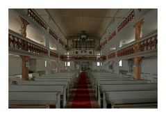 Lautenthal - Harz " Paul-Gerhardt-Barockkirche, Blick zur Orgel "