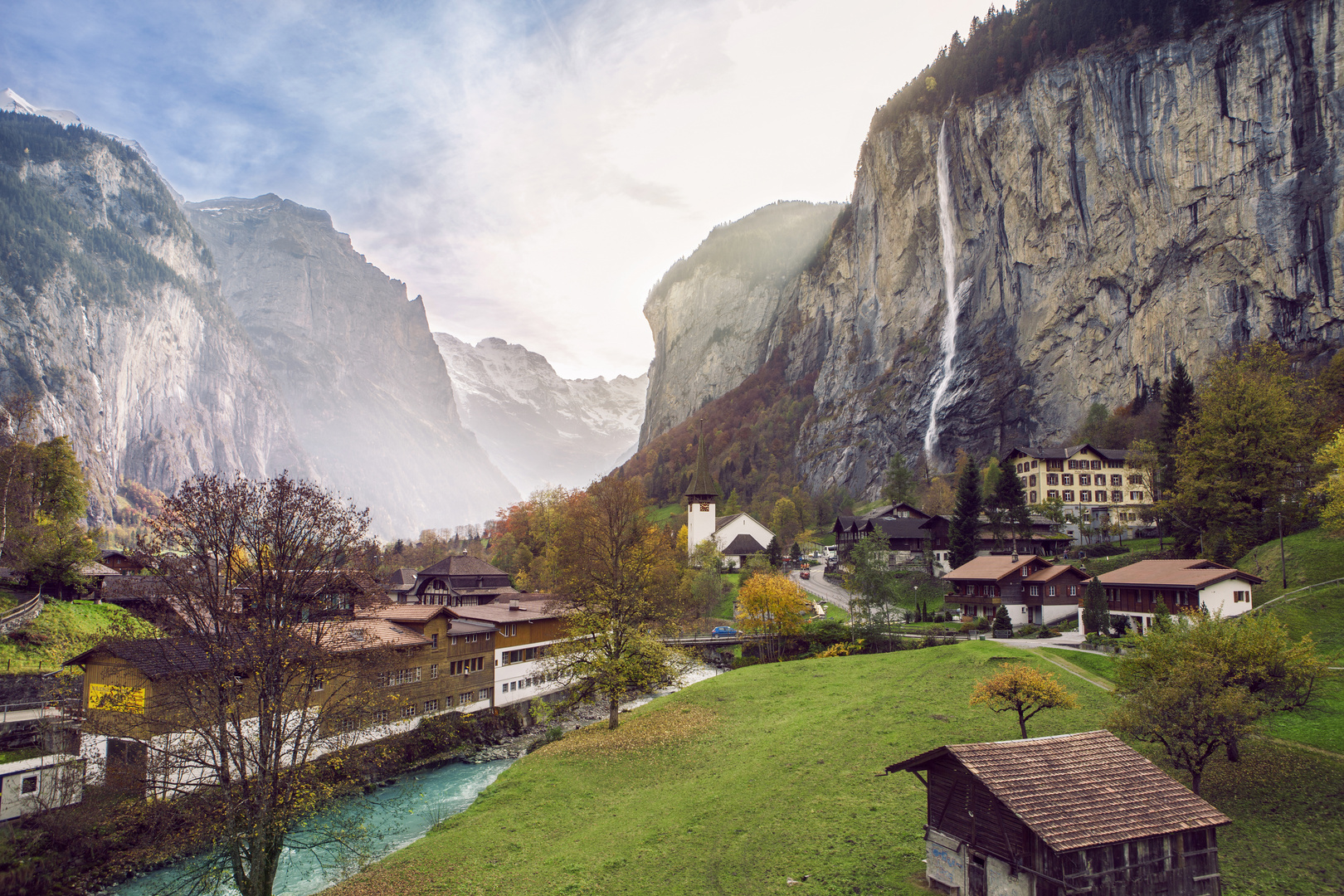 Lauterbrunnen in die Schweiz  Foto Bild landschaft 