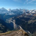 Lauterbrunnental mit Eiger, Mönch und Jungfrau