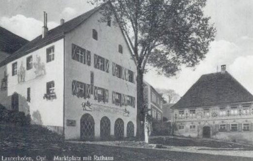 Lauterhofen Marktplatz um 1930