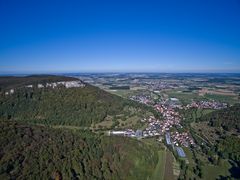 Lautern mit Blick auf Rosenstein(Rückseite)