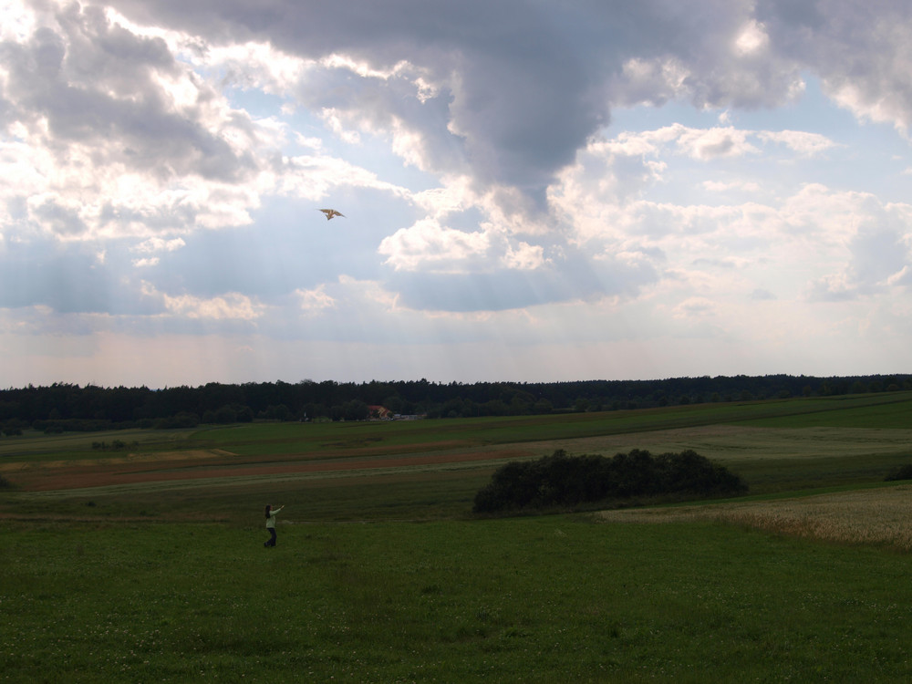 Lautlos vom Wind davon getragen