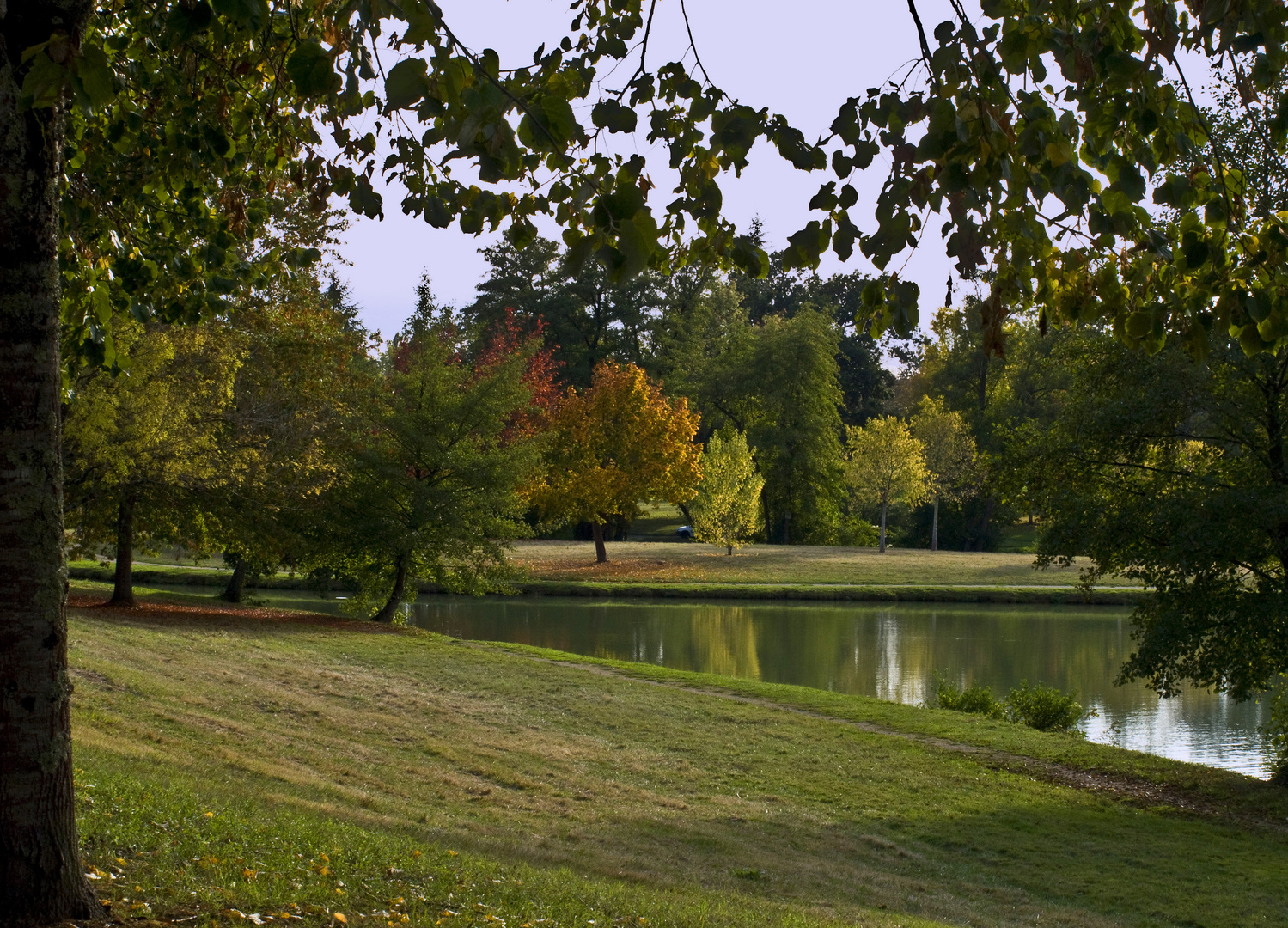 L’automne à la base de loisirs de Gauge