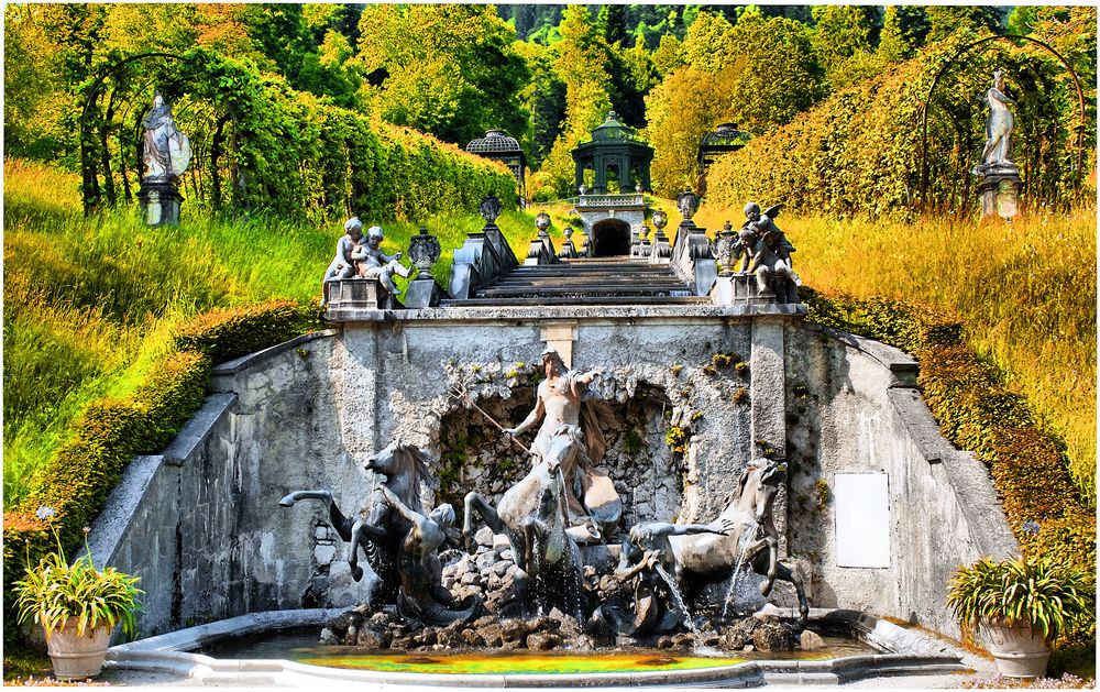 L'automne à Linderhof