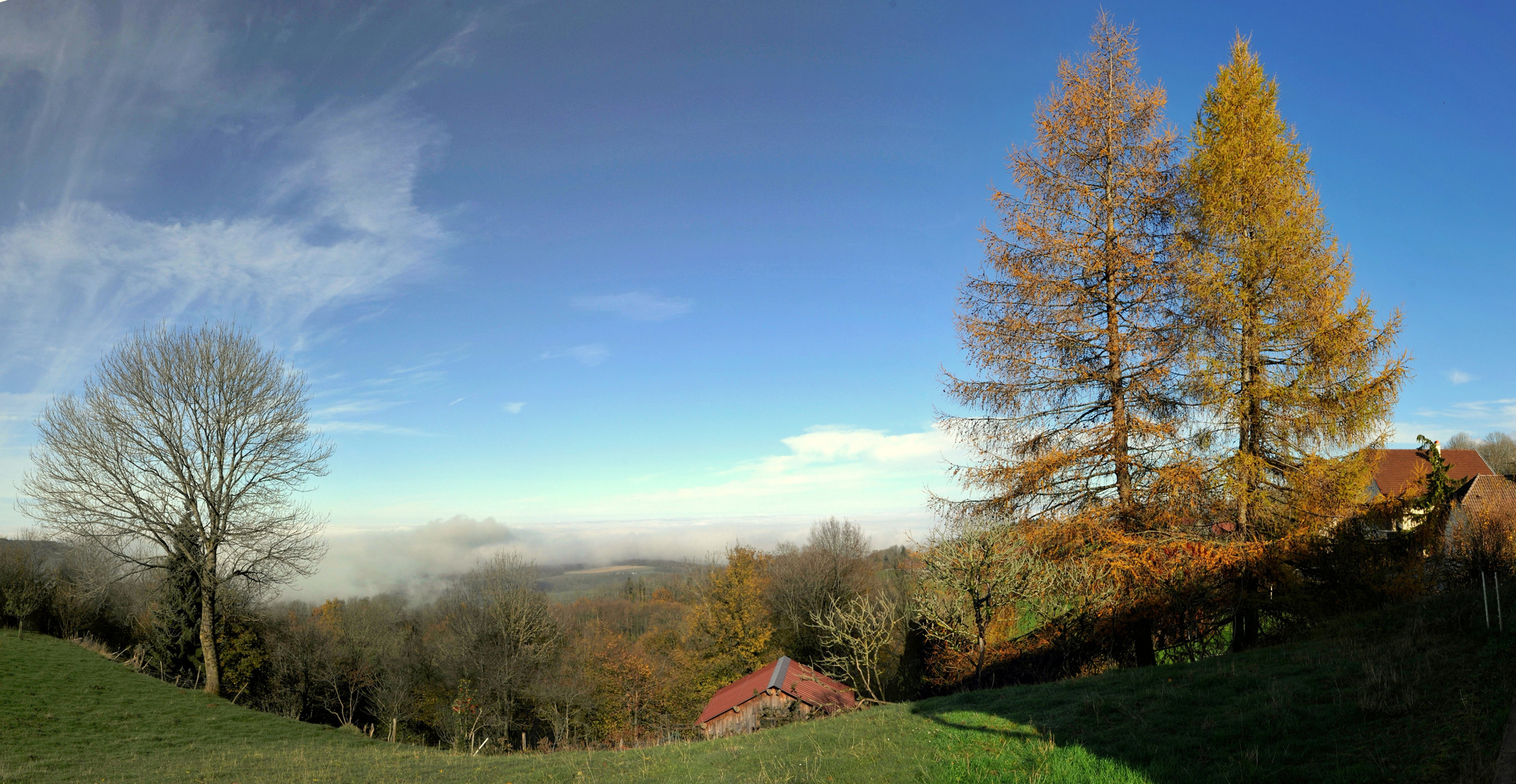 L'automne au dessus de Poligny - Jura