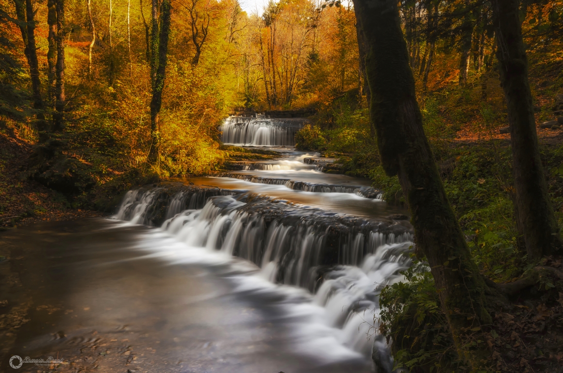 L'automne aux cascades du hérisson