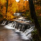 L'automne aux cascades du hérisson