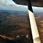 L'automne sous l'aile de l'avion