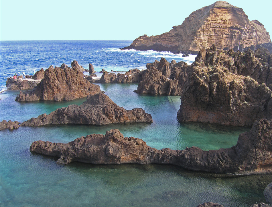 Lava-Becken bei Porto Moniz