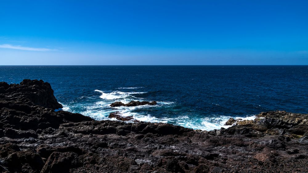 Lava Felsküste, Lanzarote