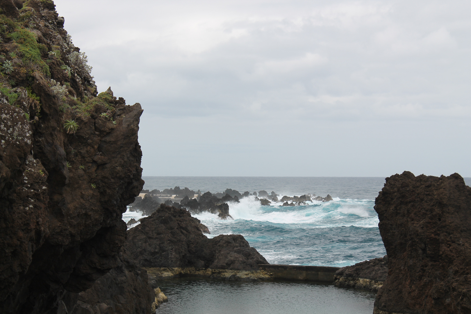 Lava Schwimmbäder in Porto Monitz (Madeira)