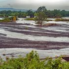 Lava stream from Gunung Agung