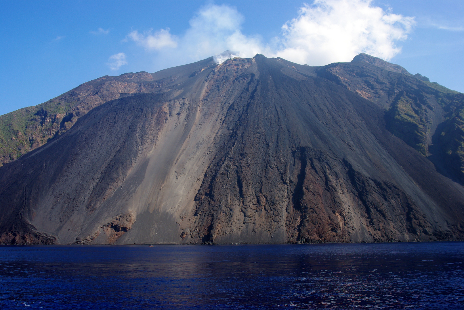 Lavafeld am Stromboli