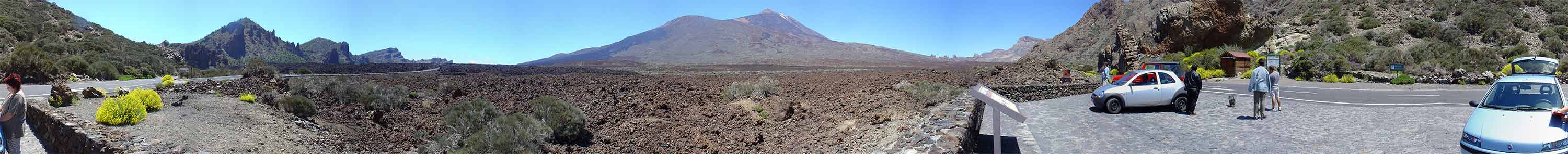 Lavafelder und Teide - Teneriffa 360 Grad Panorama