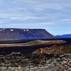 Lavafluss Landschaft am Kafla