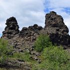 Lavaformation in Dimmuborgir in Islands Nordosten