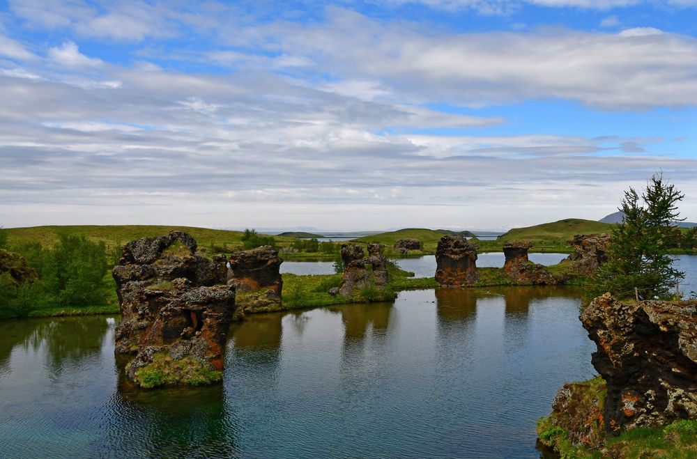 Lavaformationen auf dem "Mückensee" Myvatn