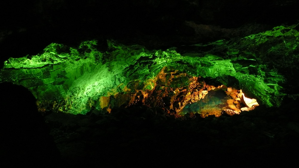 Lavahöhle auf Lanzarote (2008)