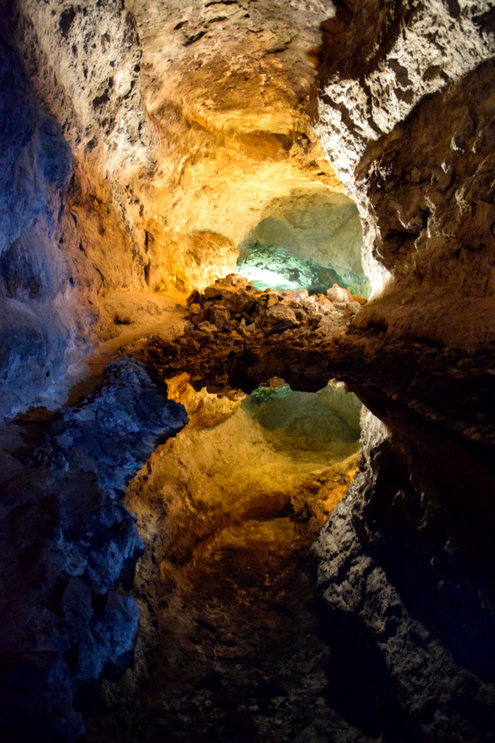 Lavahöhlen Cueva de los Verdes