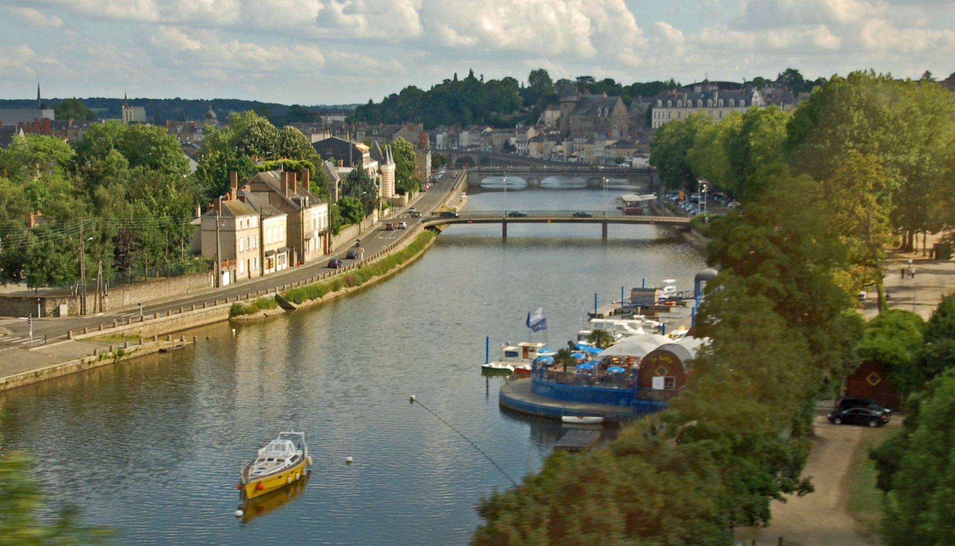 Laval, sight out the train window