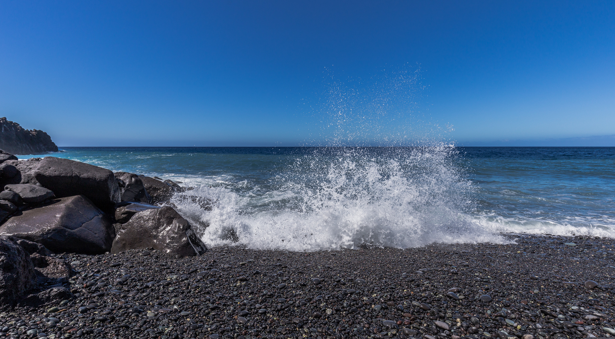 Lavastrand auf La Palma