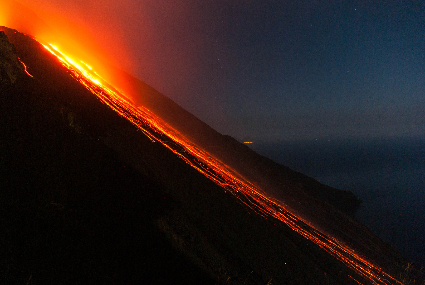 Lavastrom am Stromboli