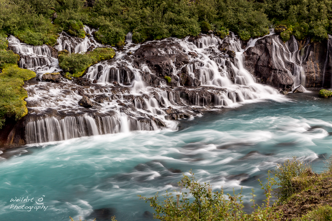 Lavawasserfälle Hraunfossar