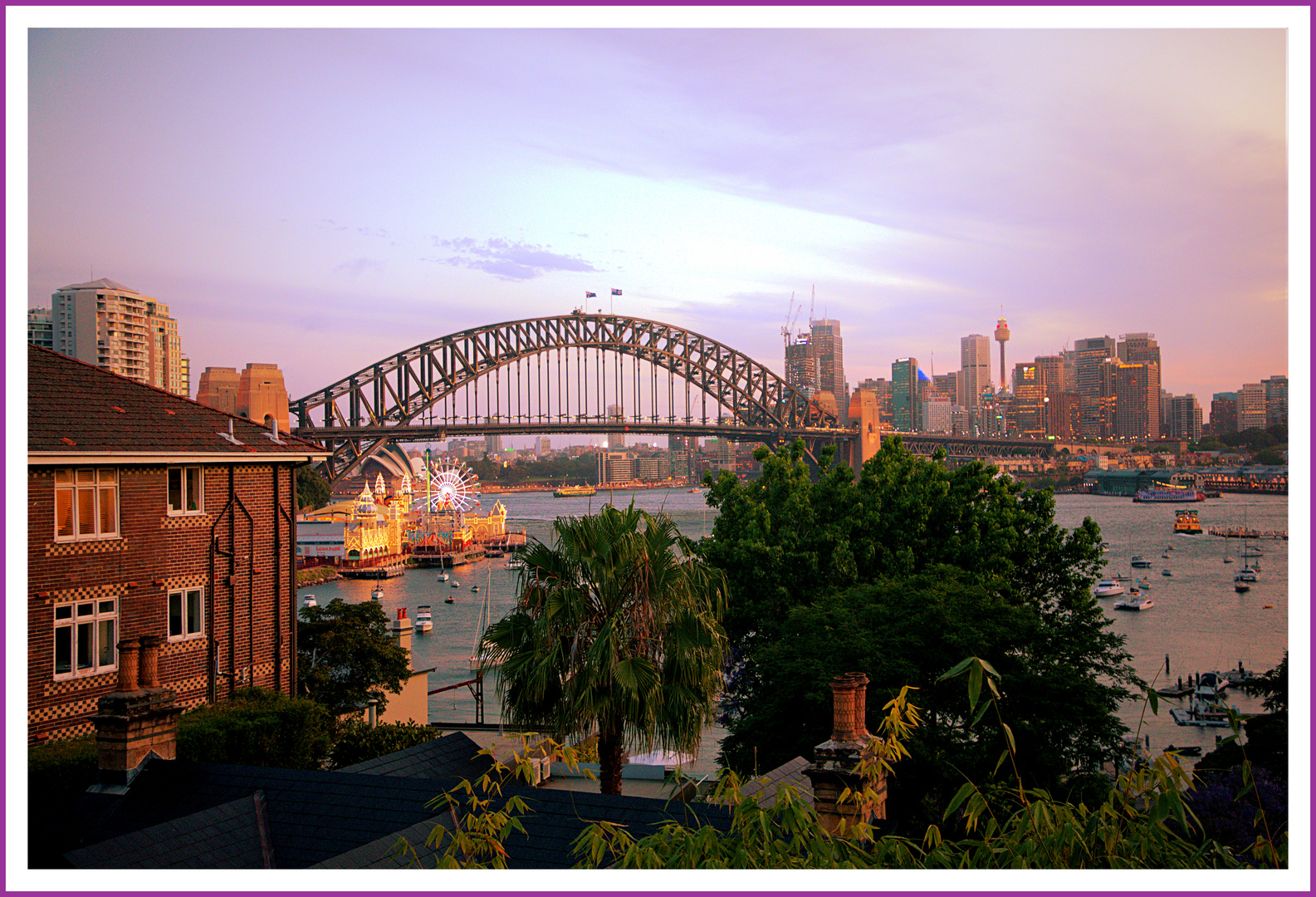 Lavender Bay at dusk