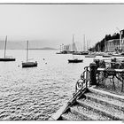 Laveno, bar con vista sul lago