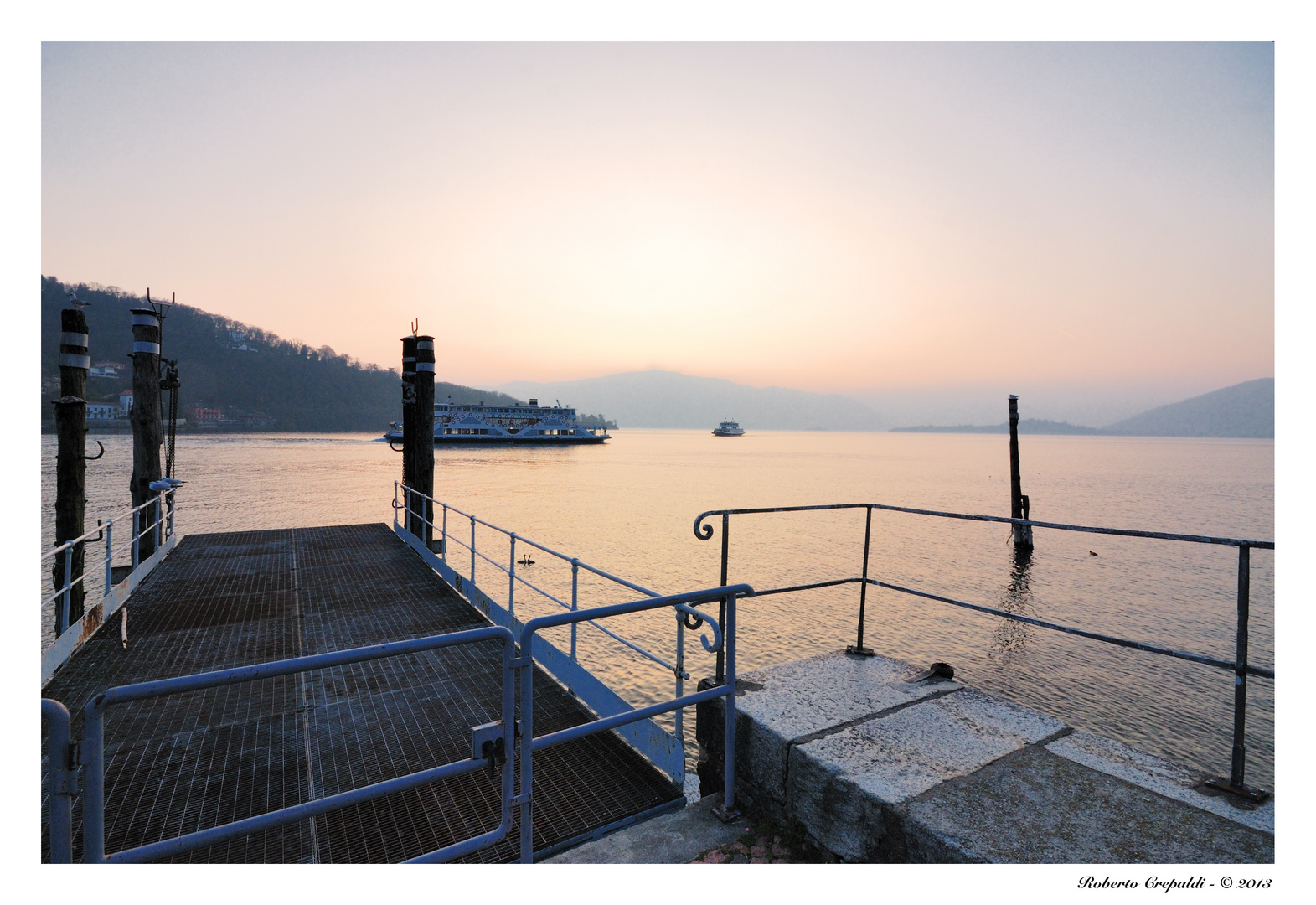 Laveno crepuscolo