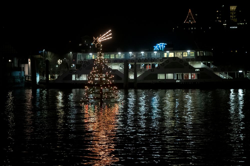 Laveno lungolago, luci natalizie