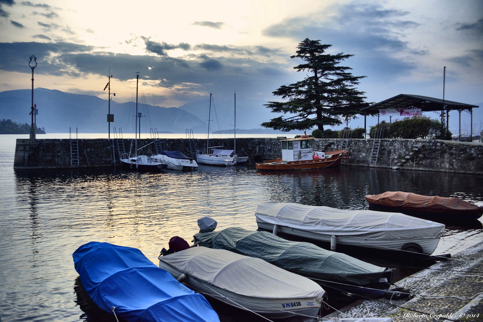 Laveno, porto