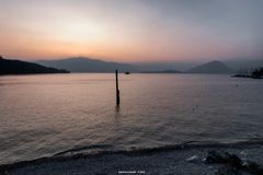 Laveno, tramonto