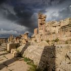 L'avenue principale de Jerash, Jordanie.