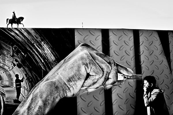 Lavori in corso metro C Roma.