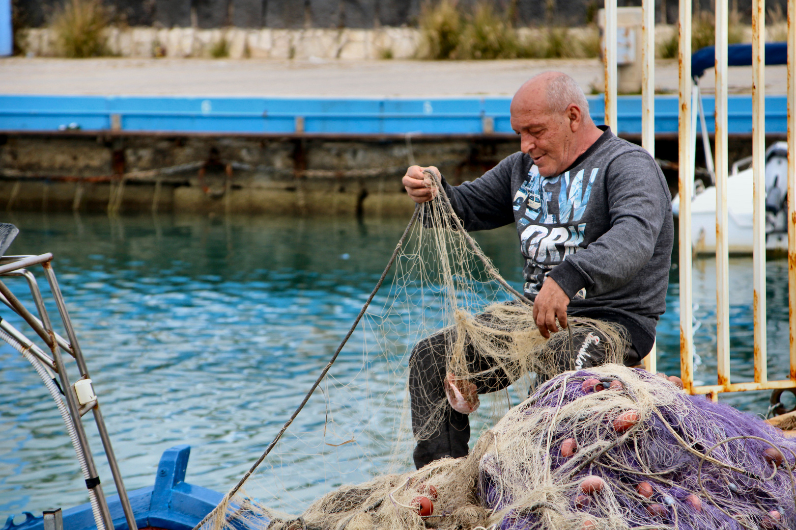 Lavori sul molo