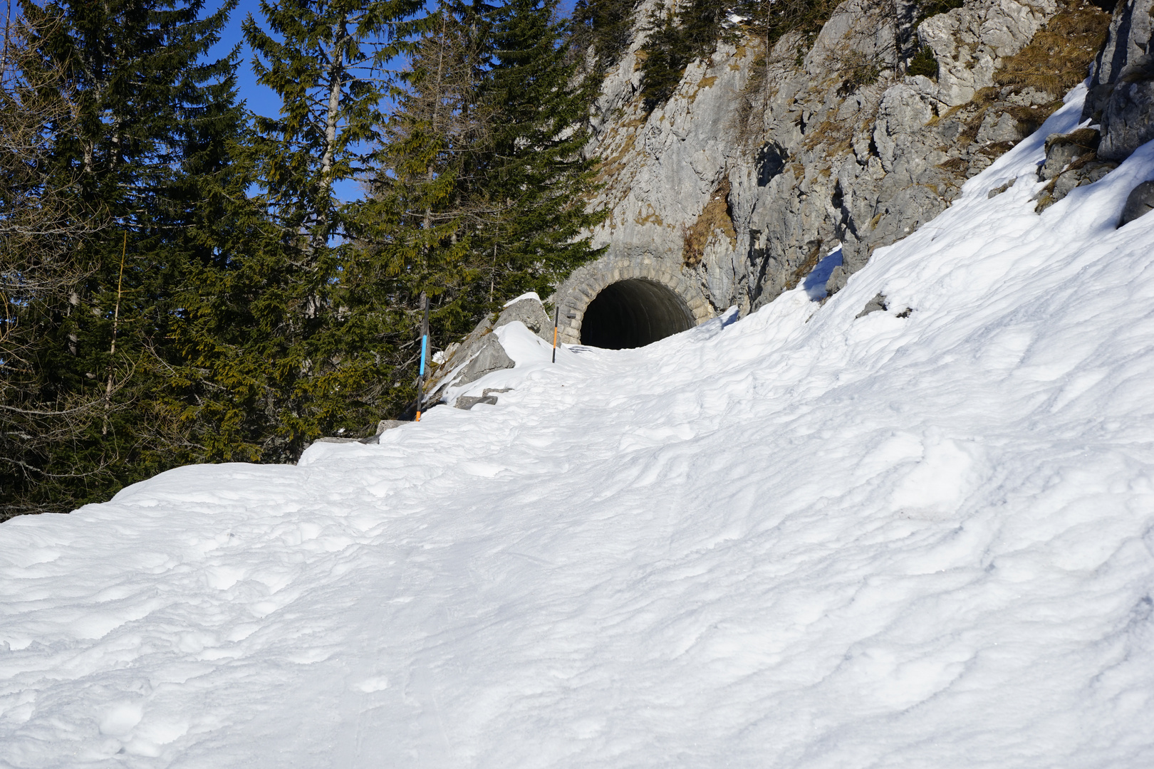 Lawine über die Kehlsteinstrasse, Berchtesgaden