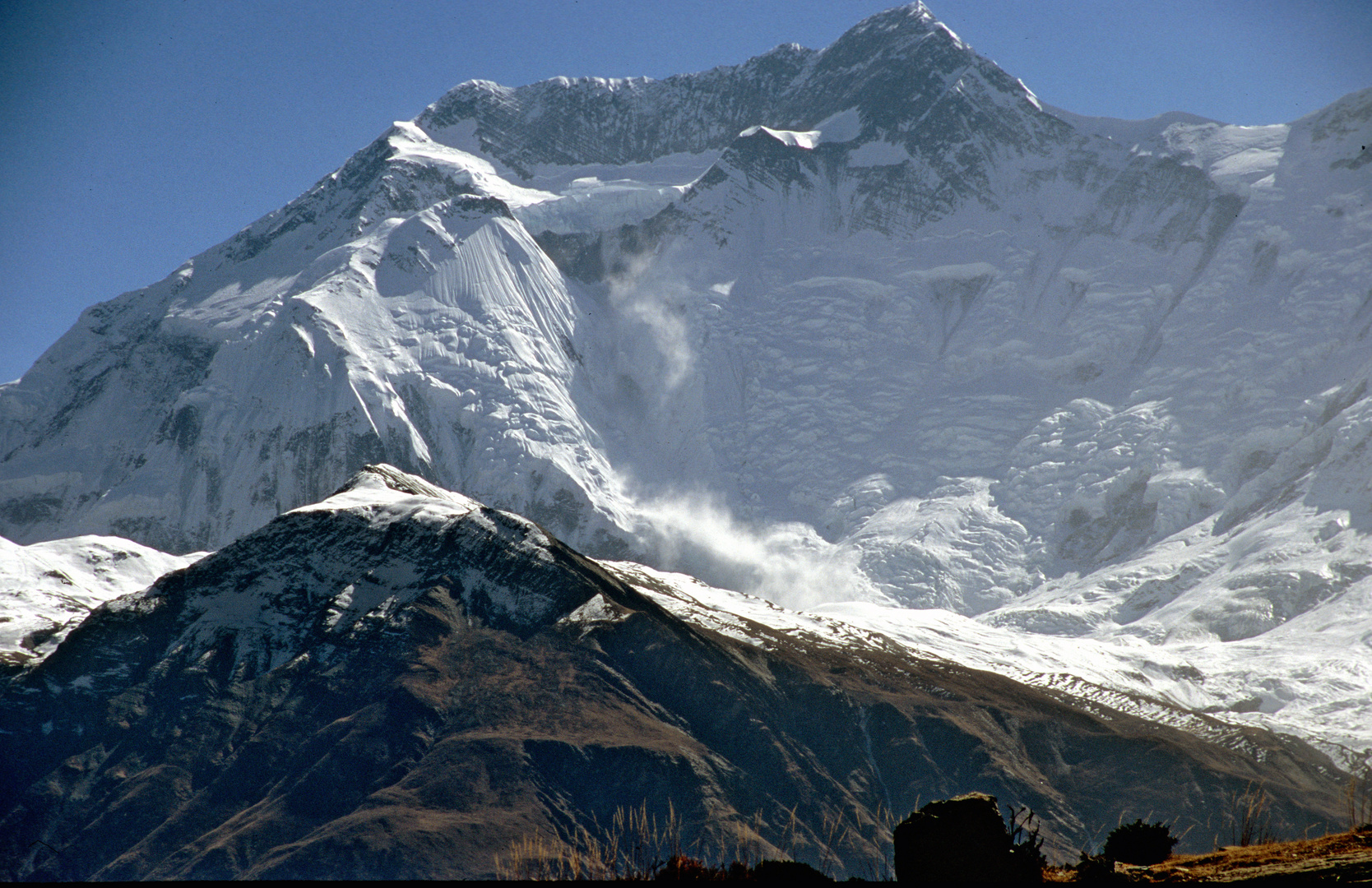 Lawinenabgang vom Annapurna I