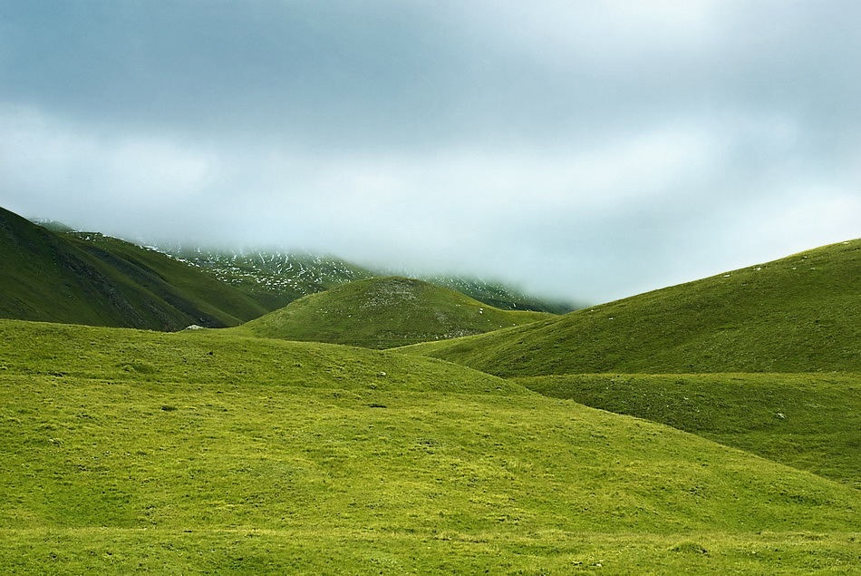 Layered Mountain Landscape (France)