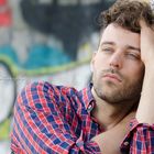 laying on the wall