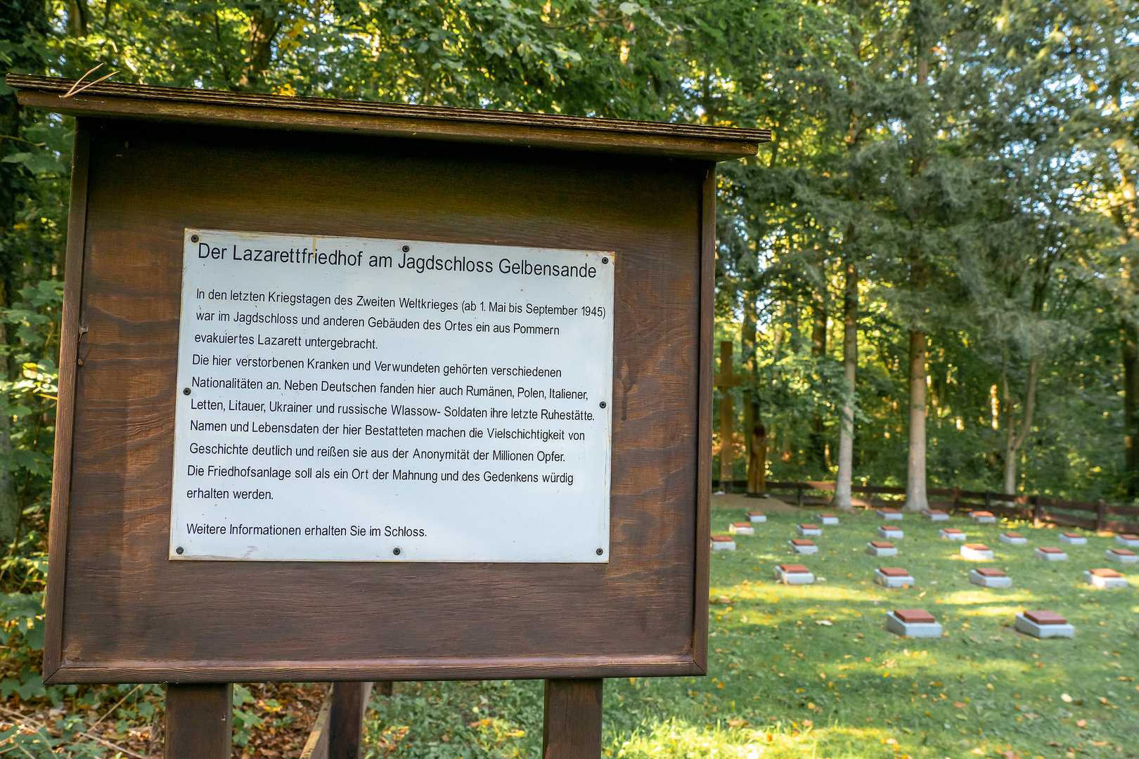 Lazarettfriedhof am Jagdschloss Gelbensande