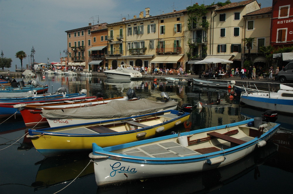 Lazise (Gardasee), der Hafen