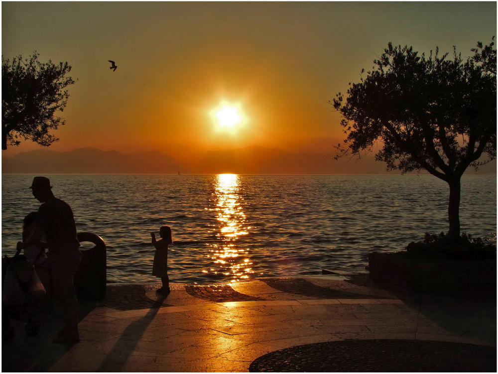 Lazise Sonnenuntergang