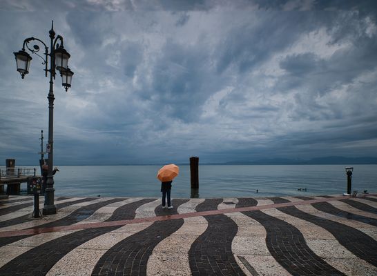 Lazise vor dem Unwetter