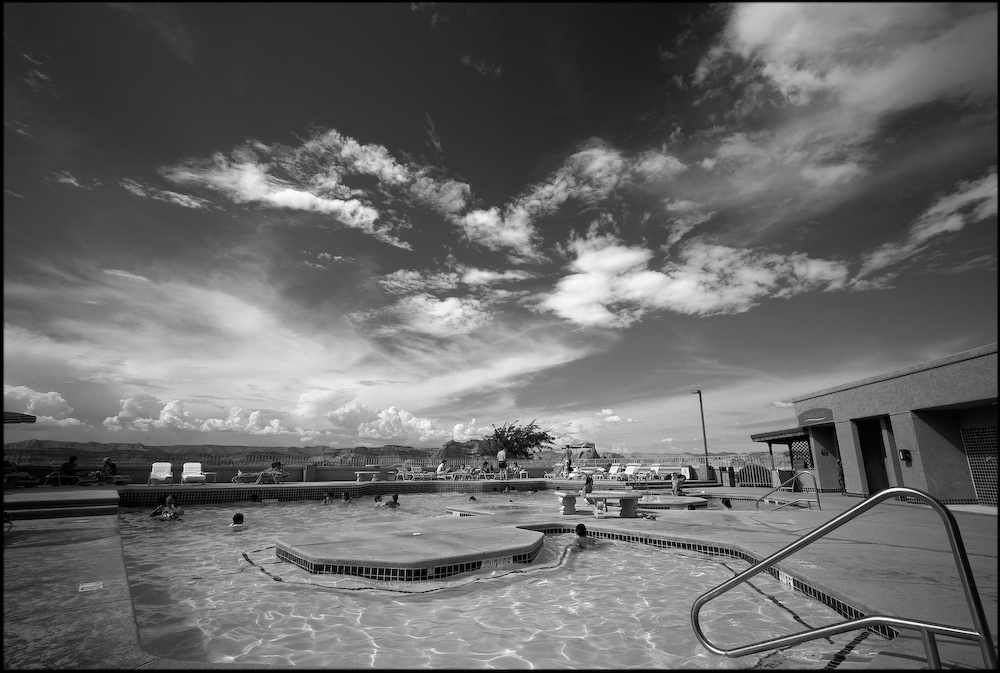 Lazy Pool time at Lake Powell, Utah